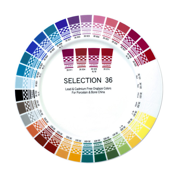 SELECTION 36 Lead & Cadmium Free Onglaze Colors