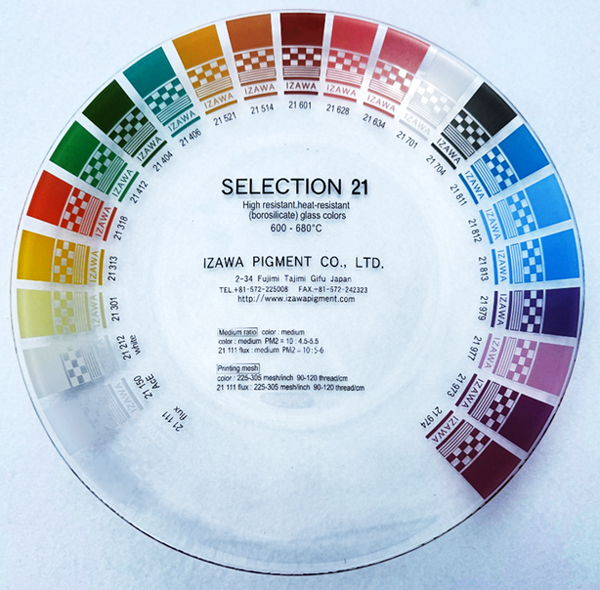 SELECTION 21  600-680℃ High resistant, heat-resistant (borosilicate) glass colors